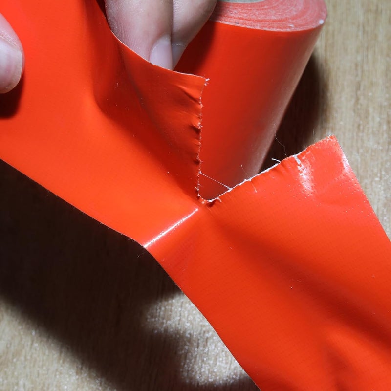 ROSEUP 2 Pack Duct Tape Heavy Duty,7.5 Mil Thickness,2 Inches x 30 Yards,Flexible,No Residue,Waterproof and Tear by Hand,Multi-Use for Indoor & Outdoor,Orange - Image 3